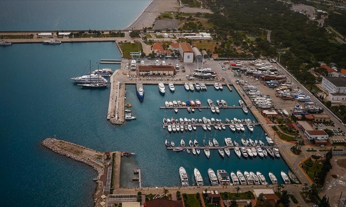 Turkey's coasts were the favourite of yacht tourism in the Mediterranean